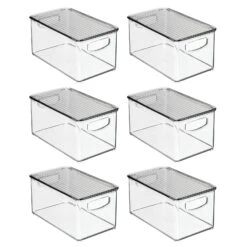 Stackable Bin With Lid11 X 6 X 5 21 Stackable Bin With Lid11 X 6 X 5 -Home storage 1600 Square JPG 10144MDBST.PT02