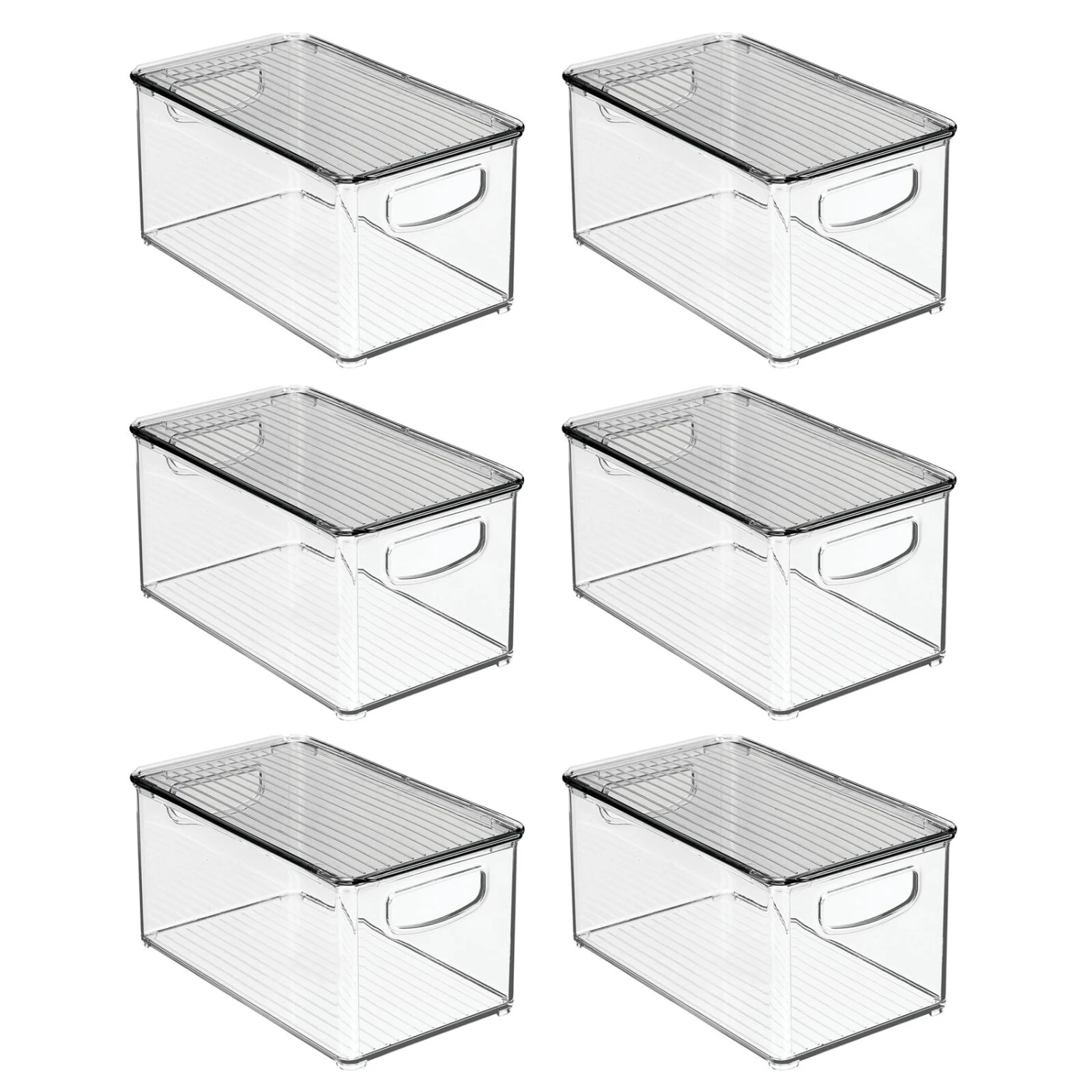 Stackable Bin With Lid11 X 6 X 5 8 Stackable Bin With Lid11 X 6 X 5 - Image 8