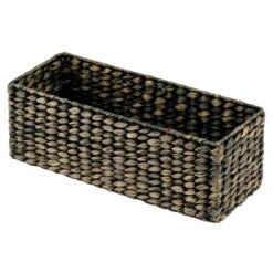 Water Hyacinth Basket 6 X 15 X 5.5 -Home storage 1600 Square JPG 10200MDHS.PT05