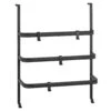 Over-the-Door Towel Rack With Adjustable Hooks