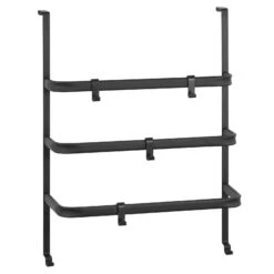 Over-the-Door Towel Rack With Adjustable Hooks
