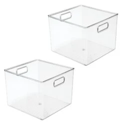 Kitchen Bin With Handles 10 X 10 X 8 12 Kitchen Bin With Handles 10 X 10 X 8 -Home storage 1600 Square JPG 11252MDBST.PT02