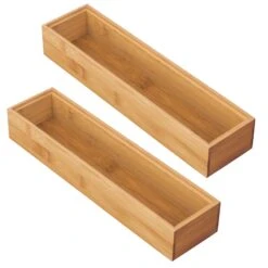 Bamboo Kitchen Drawer Organizer 12 X 3 X 2 9 Bamboo Kitchen Drawer Organizer 12 X 3 X 2 -Home storage 1600 Square JPG 11427MDO.MAIN 3