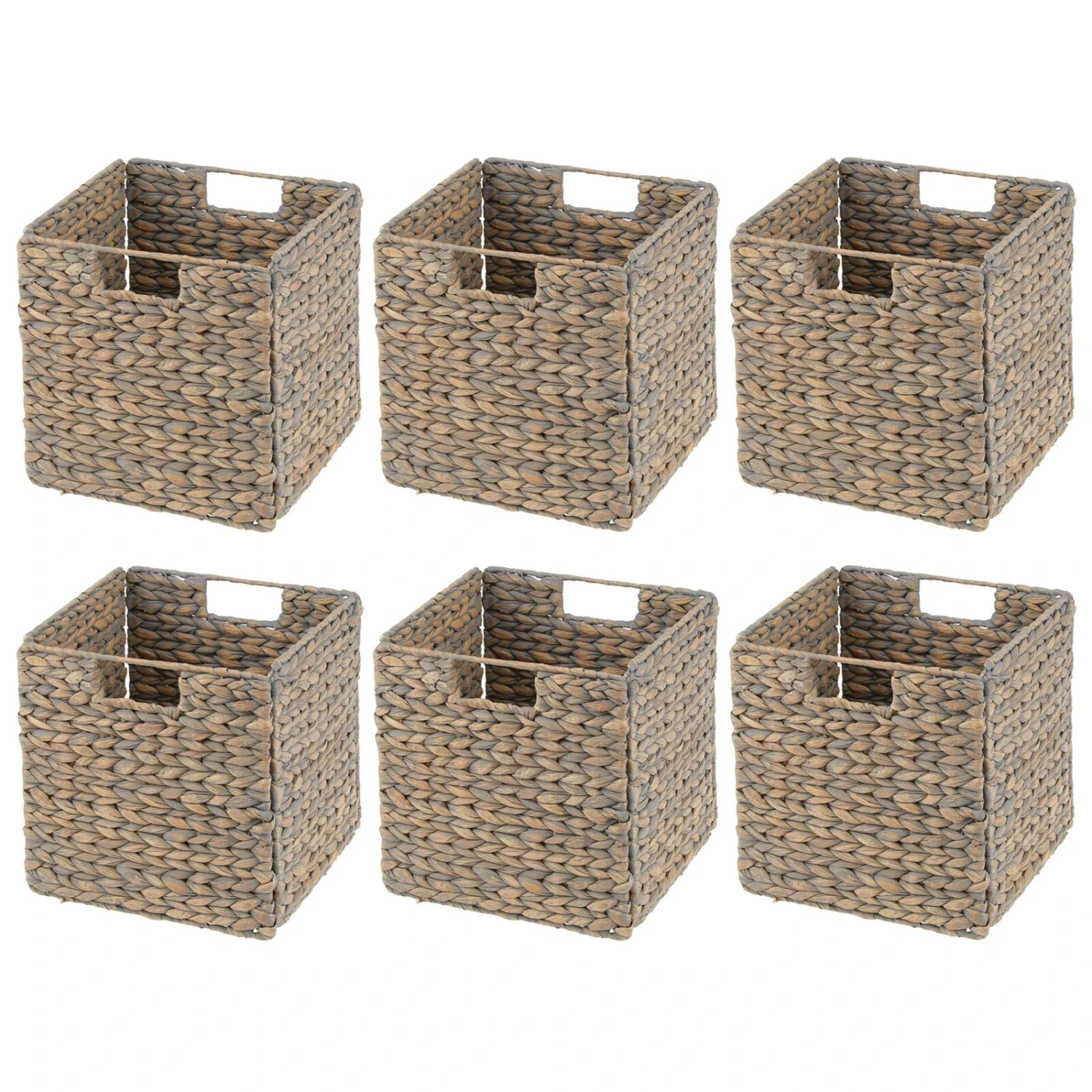 Water Hyacinth Cube Basket 10.5 X 10.5 X 10.5 15 Water Hyacinth Cube Basket 10.5 X 10.5 X 10.5 - Image 15