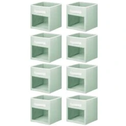 Fabric Storage Cubes With Window 10.5 X 10.5 X 11 -Home storage 1600 Square JPG 13067MDB.MAIN 3