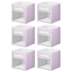 Fabric Storage Cubes With Window 10.5 X 10.5 X 11 -Home storage 1600 Square JPG 13074MDB.MAIN 3