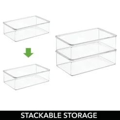3-Piece Stackable Storage Bin Set -Home storage 1600 Square JPG 1313MDBA.PT01