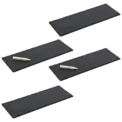 Natural Slate Serving Board Set With Chalk