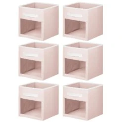 Fabric Storage Cubes With Window 10.5 X 10.5 X 11 -Home storage 1600 Square JPG 13293MDB.MAIN 3