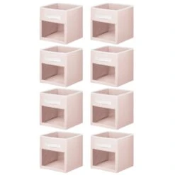 Fabric Storage Cubes With Window 10.5 X 10.5 X 11 -Home storage 1600 Square JPG 13294MDB.MAIN 3