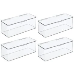 Hinged-Lid Bathroom Storage Box 5.75 X 13 X 5 -Home storage 1600 Square JPG 13362MDT.MAIN 3 473e58ae 34f4 4cf1 af16 3c1004ffc598