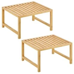 Bamboo Kitchen Shelf Riser -Home storage 1600 Square JPG 13798MDK.MAIN 3