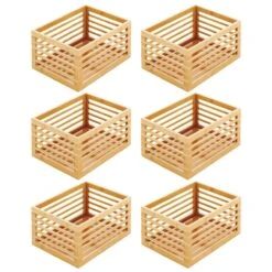 Bamboo Bin 12 X 12 X 6 11 Bamboo Bin 12 X 12 X 6 -Home storage 1600 Square JPG 14312MDK.MAIN 3