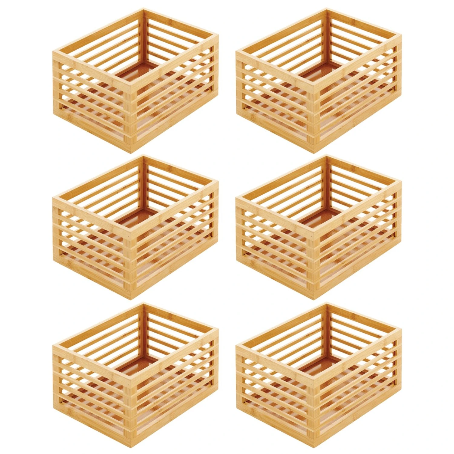 Bamboo Bin 12 X 12 X 6 6 Bamboo Bin 12 X 12 X 6 - Image 6