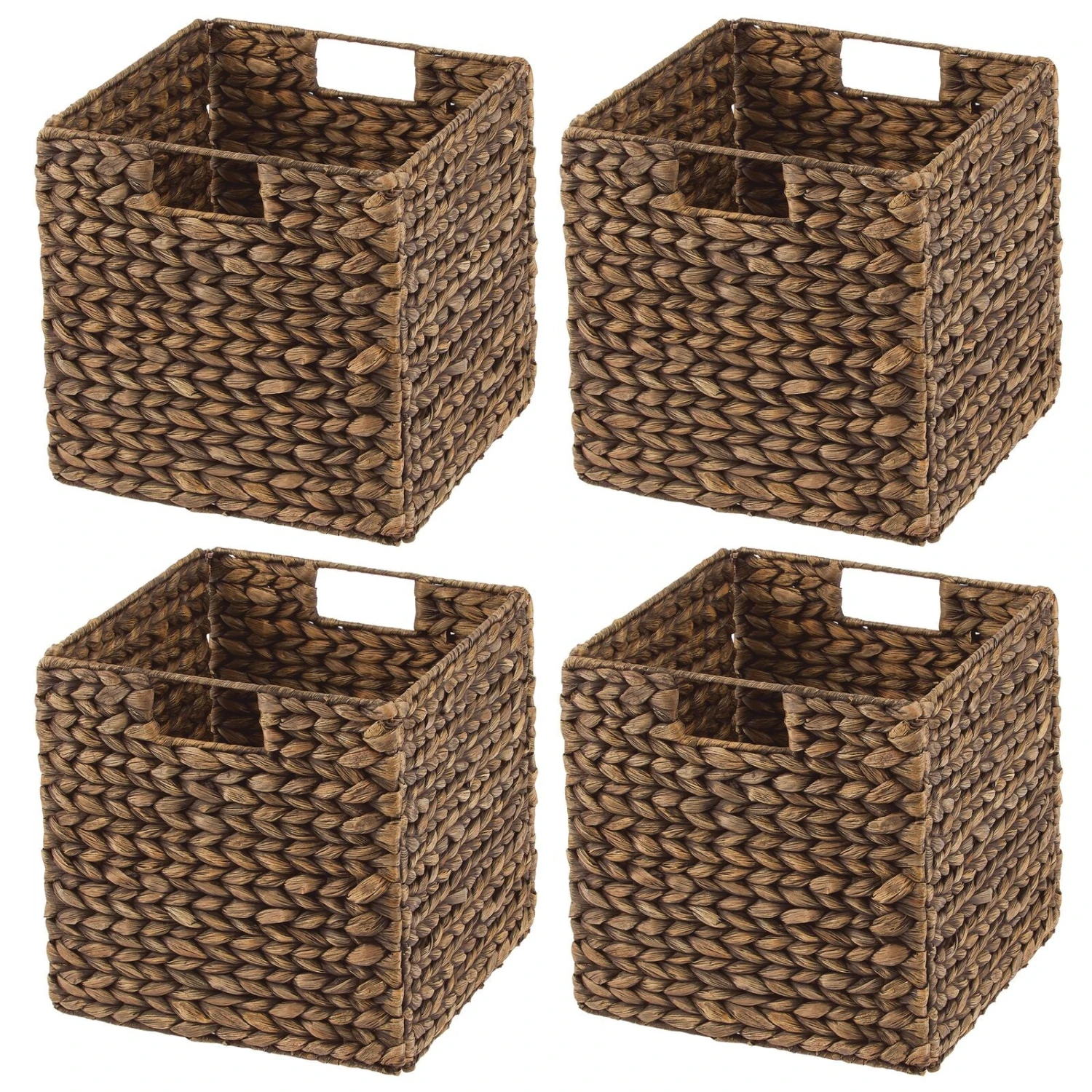 Water Hyacinth Cube Basket 10.5 X 10.5 X 10.5 16 Water Hyacinth Cube Basket 10.5 X 10.5 X 10.5 - Image 16