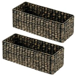 Water Hyacinth Basket 6 X 15 X 5.5 -Home storage 1600 Square JPG 14915MDHS.MAIN 3