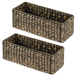 Water Hyacinth Basket 6 X 15 X 5.5 -Home storage 1600 Square JPG 14917MDHS.MAIN 3