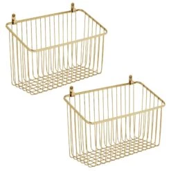 Wire Wall Baskets 5 X 12 X 7 10 Wire Wall Baskets 5 X 12 X 7 -Home storage 1600 Square JPG 16108MDHS.MAIN 3