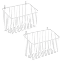 Wire Wall Baskets 5 X 12 X 7 11 Wire Wall Baskets 5 X 12 X 7 -Home storage 1600 Square JPG 16109MDHS.MAIN 3