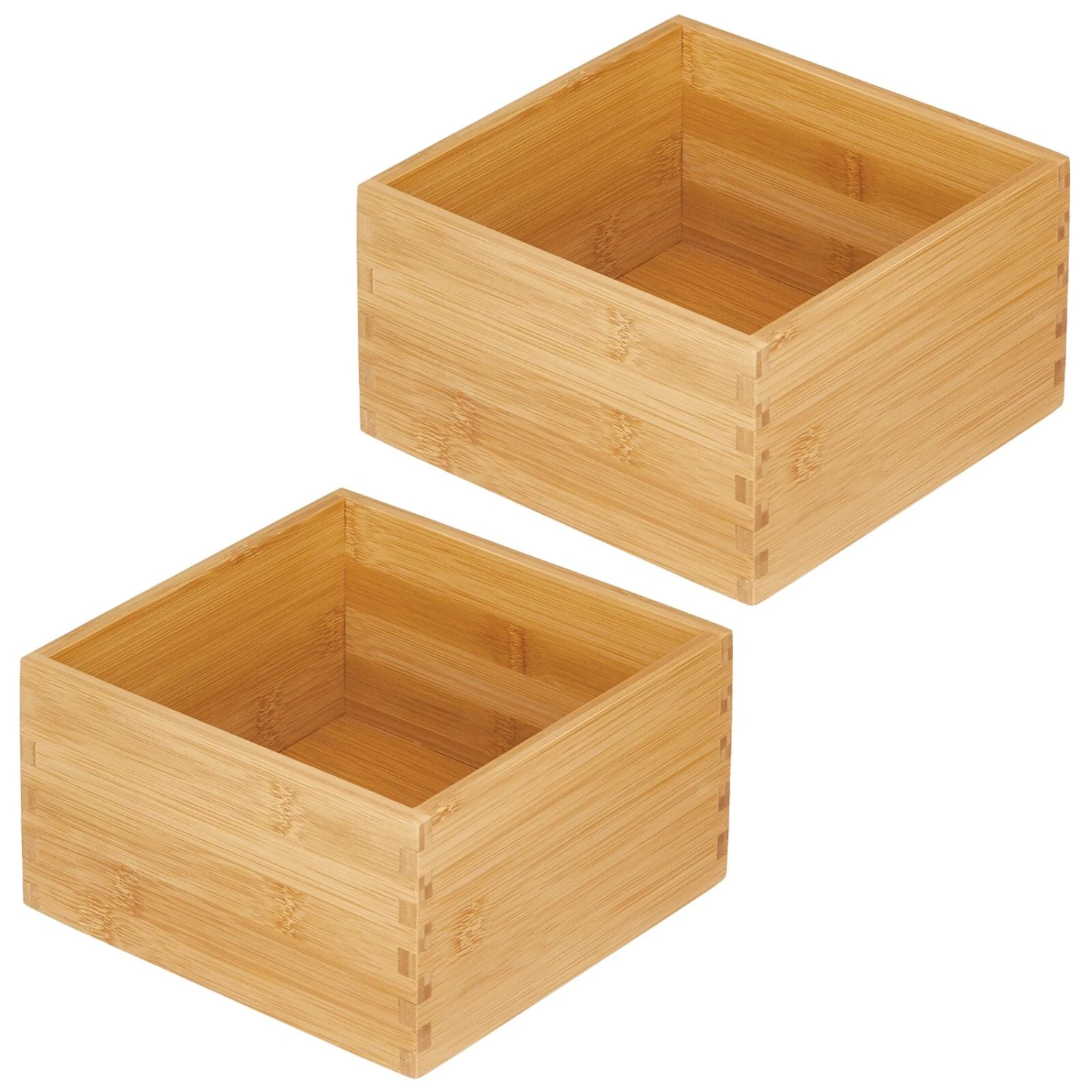 Bamboo Bin Set 7 X 7 X 4 5 Bamboo Bin Set 7 X 7 X 4 - Image 5