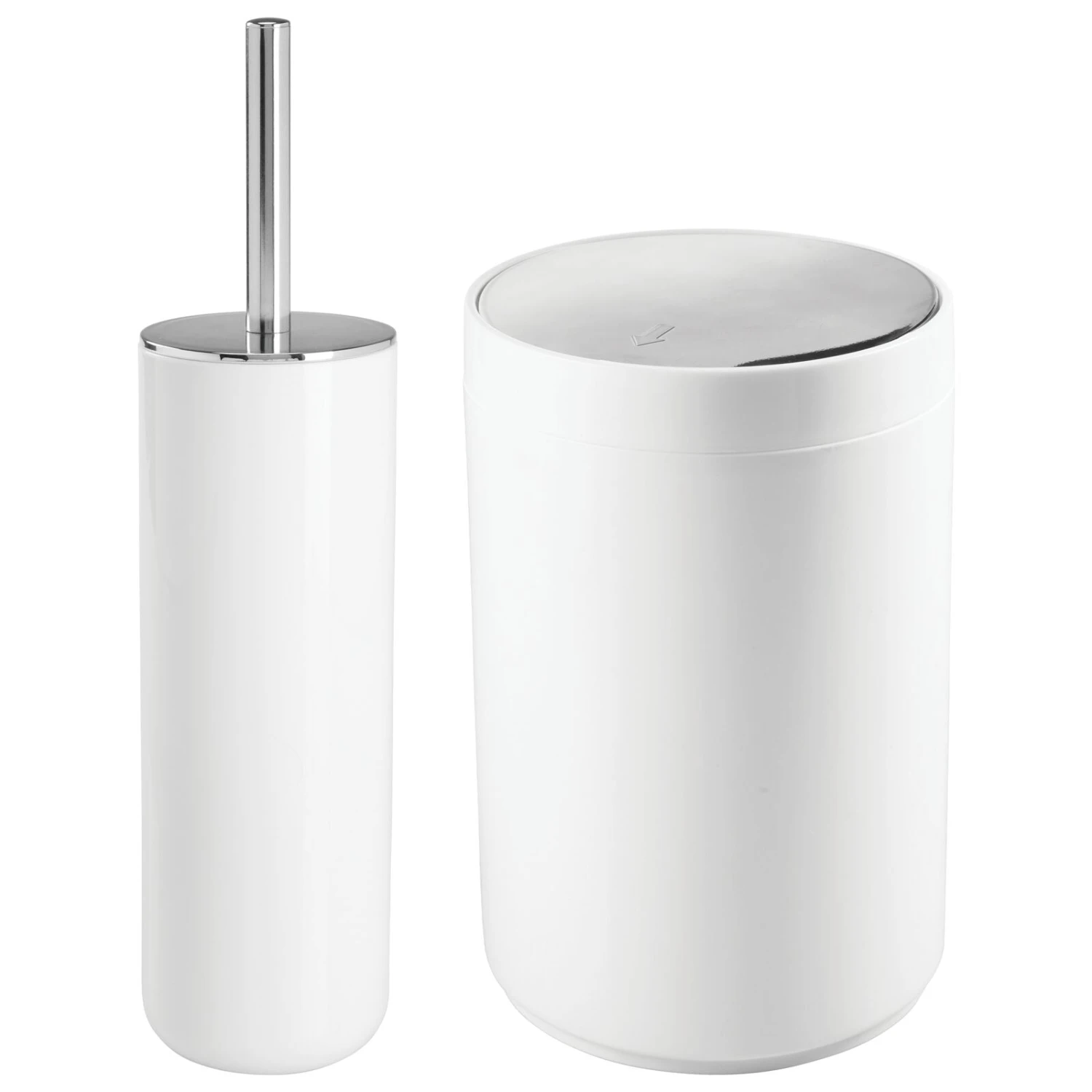 Slim Toilet Bowl Brush + Wastebasket Set 2 Slim Toilet Bowl Brush + Wastebasket Set - Image 2