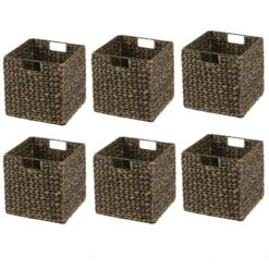 Water Hyacinth Cube Basket 10.5 X 10.5 X 10.5 37 Water Hyacinth Cube Basket 10.5 X 10.5 X 10.5 -Home storage 1600 Square JPG 17328MDHS.MAIN 3 44fe327e fa20 4abf 84ec 429f24a38fb1