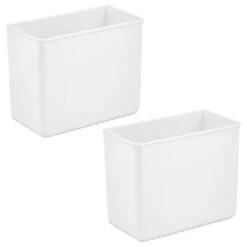 Plastic Adhesive Wall Bin 3 X 6 X 5 -Home storage 1600 Square JPG 18143MDK.MAIN 3