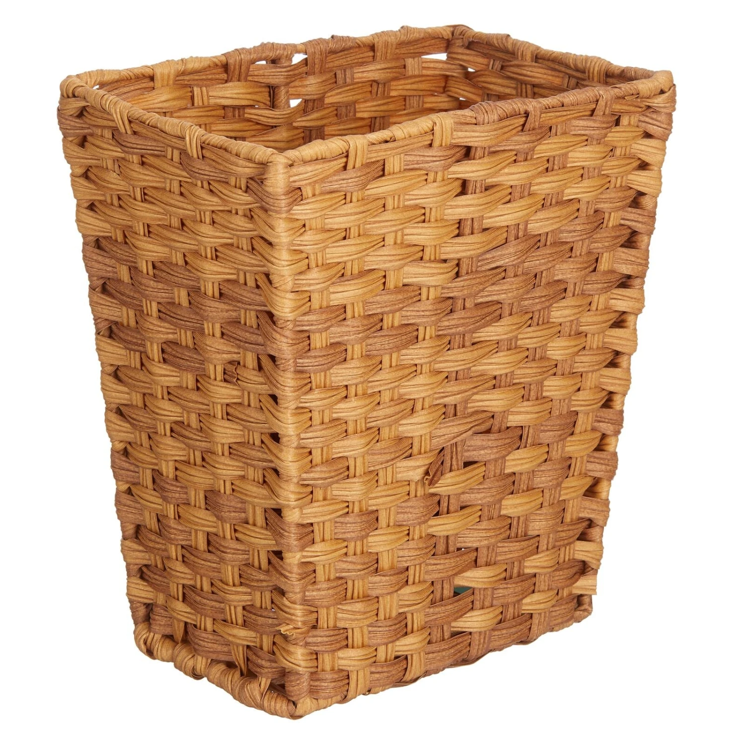 Rectangular Woven Wastebasket 1 Rectangular Woven Wastebasket