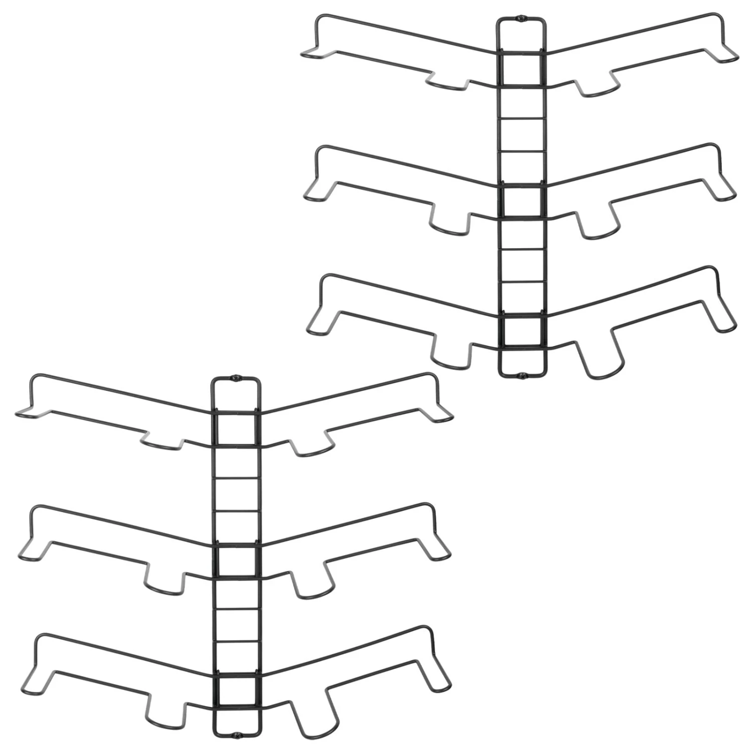 3-Pair Wall Mount Shoe Display Rack 1 3-Pair Wall Mount Shoe Display Rack