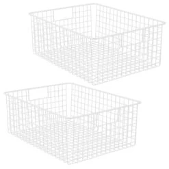 Wire Pantry Basket With Handles 16 X 12 X 6 -Home storage 1600 Square JPG 18594MDK.MAIN 3