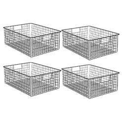 Wire Pantry Basket With Handles 16 X 12 X 6 -Home storage 1600 Square JPG 18598MDK.MAIN 3