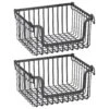 Stackable Wire Pantry Baskets 10 X 12 X 6