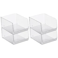 Stackable Open-Front Bin 12 X 10 X 6 -Home storage 1600 Square JPG 18668MDK.MAIN 3