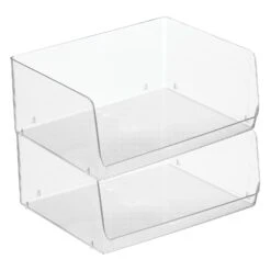 Stackable Open-Front Bin 12 X 15 X 6 -Home storage 1600 Square JPG 18669MDK.MAIN 3