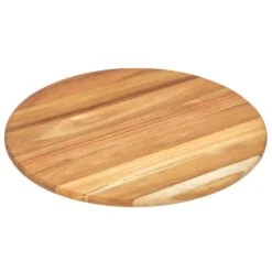 Acacia Wood Lazy Susan Turntable -Home storage 1600 Square JPG 18808MDK OLa