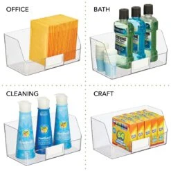 Open Front Bin With Label Holder 6.5 X 12.5 X 6 9 Open Front Bin With Label Holder 6.5 X 12.5 X 6 -Home storage 1600 Square JPG 18973MDK detail