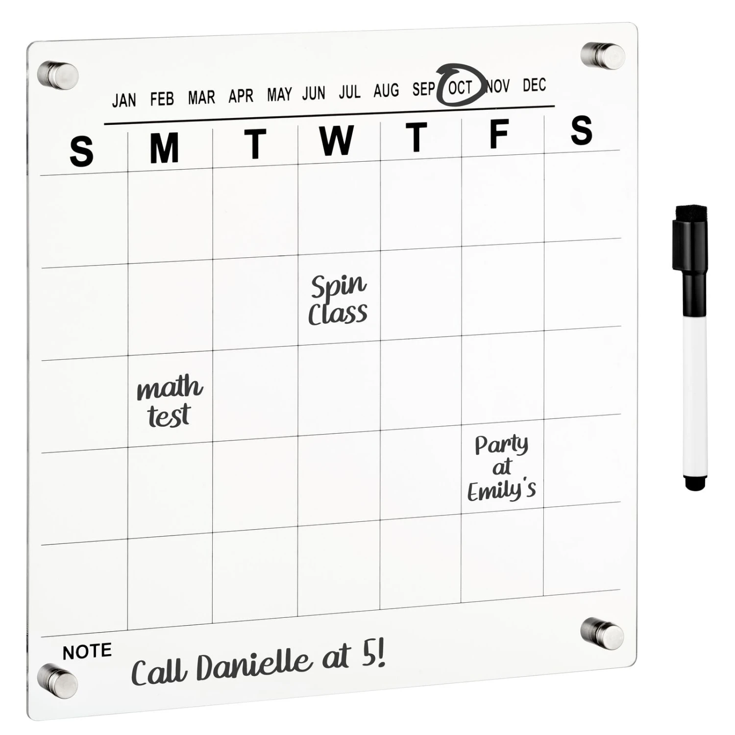 Wall Mount Monthly Calendar With Marker 7 Wall Mount Monthly Calendar With Marker - Image 7