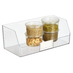 Open Front Bin With Label Holder 7.75 X 15 X 6