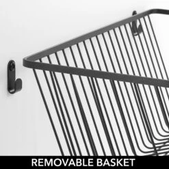 Wire Wall Baskets 6 X 16 X 6 -Home storage 1600 Square JPG 19246MDHS.PT04