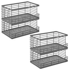 Stackable Wire Pantry Baskets 11 X 18 X 7.5 -Home storage 1600 Square JPG 19819MDK.MAIN 3