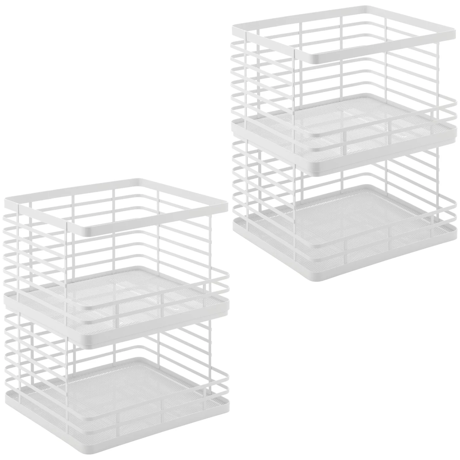 Stackable Wire Pantry Baskets 11 X 12 X 7.5