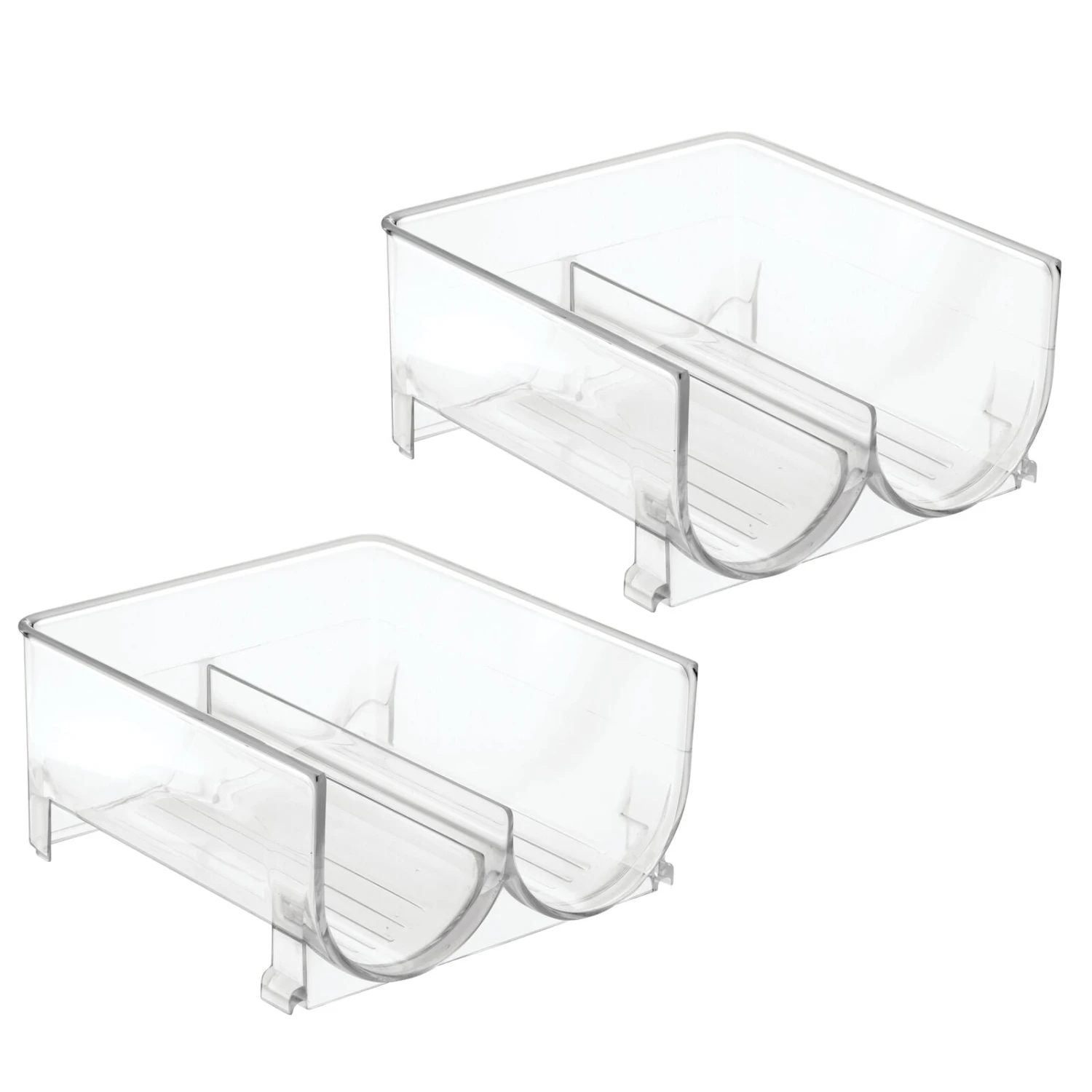 Stackable Double Bottle Storage Rack 1 Stackable Double Bottle Storage Rack