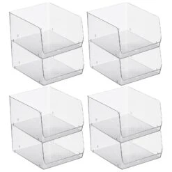 Stackable Open-Front Bin 12 X 10 X 6 -Home storage 1600 Square JPG 20428MDK.MAIN 3