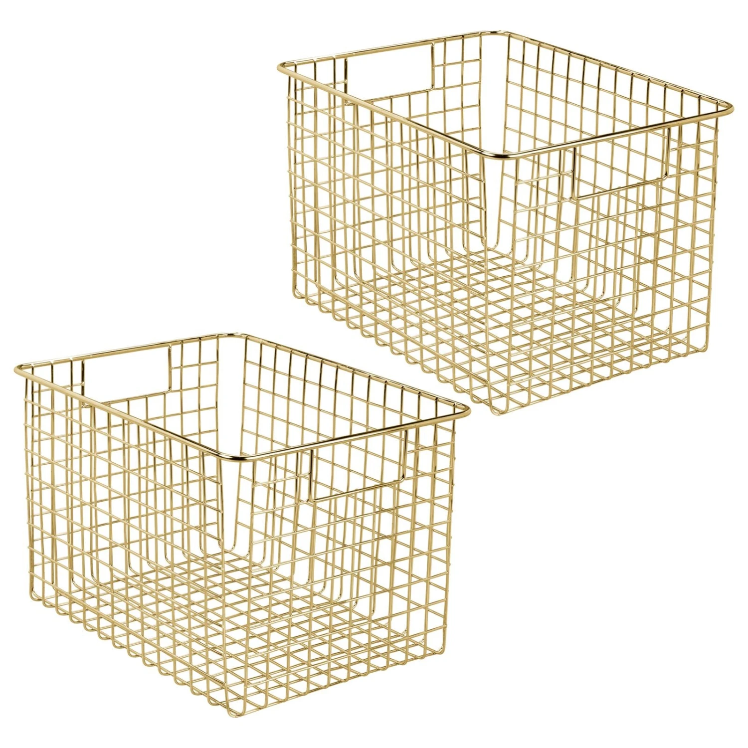 Wire Pantry Basket With Handles 12 X 9 X 8 19 Wire Pantry Basket With Handles 12 X 9 X 8 - Image 19