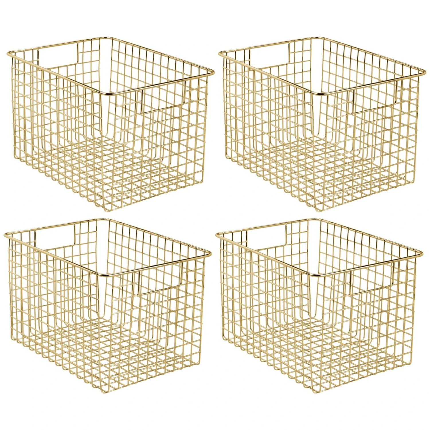 Wire Pantry Basket With Handles 12 X 9 X 8 20 Wire Pantry Basket With Handles 12 X 9 X 8 - Image 20
