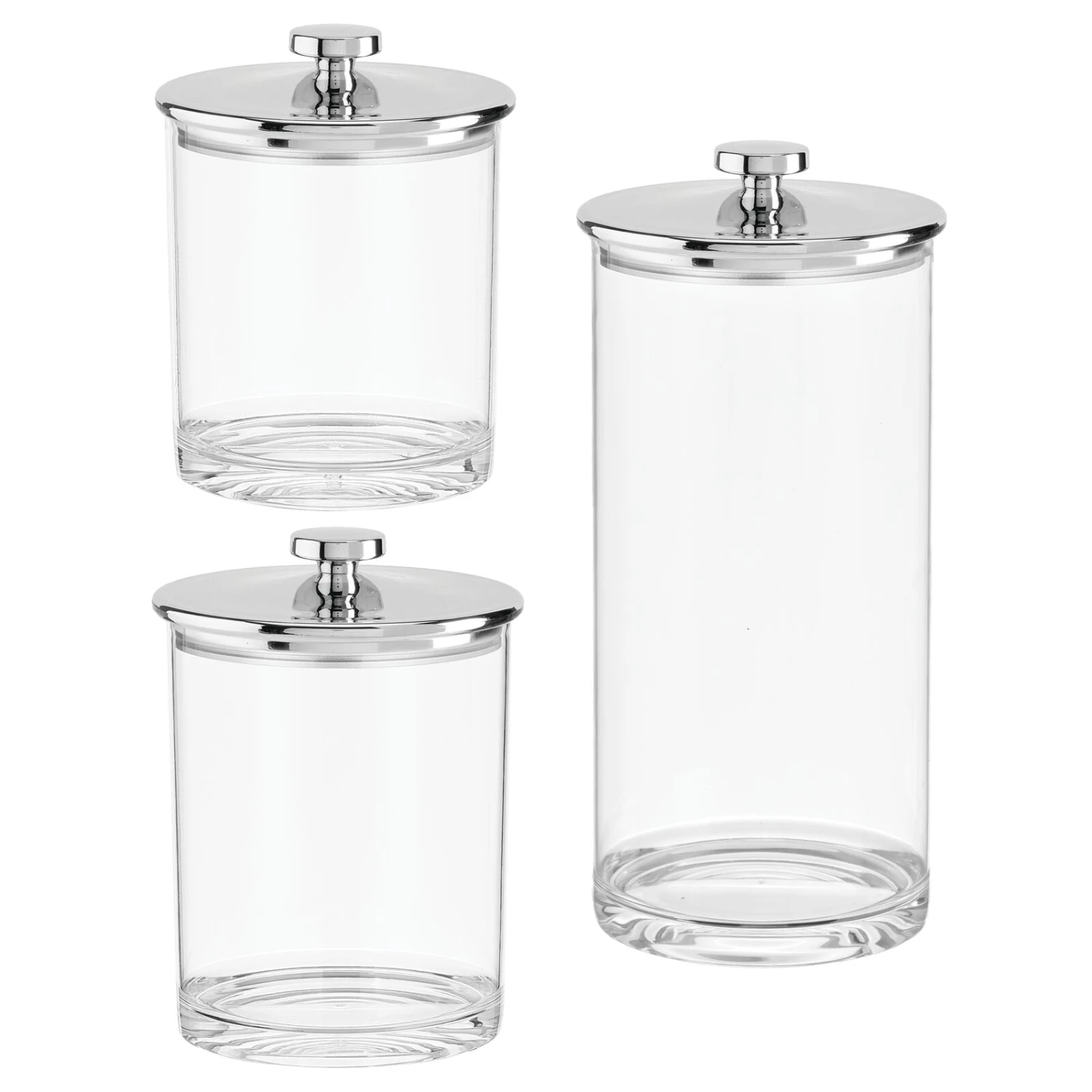 Acrylic Airtight Canister Set 1 Acrylic Airtight Canister Set