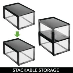 Stackable Makeup Storage Drawer 12 X 8 X 6 -Home storage 1600 Square JPG 20861MDO detail2