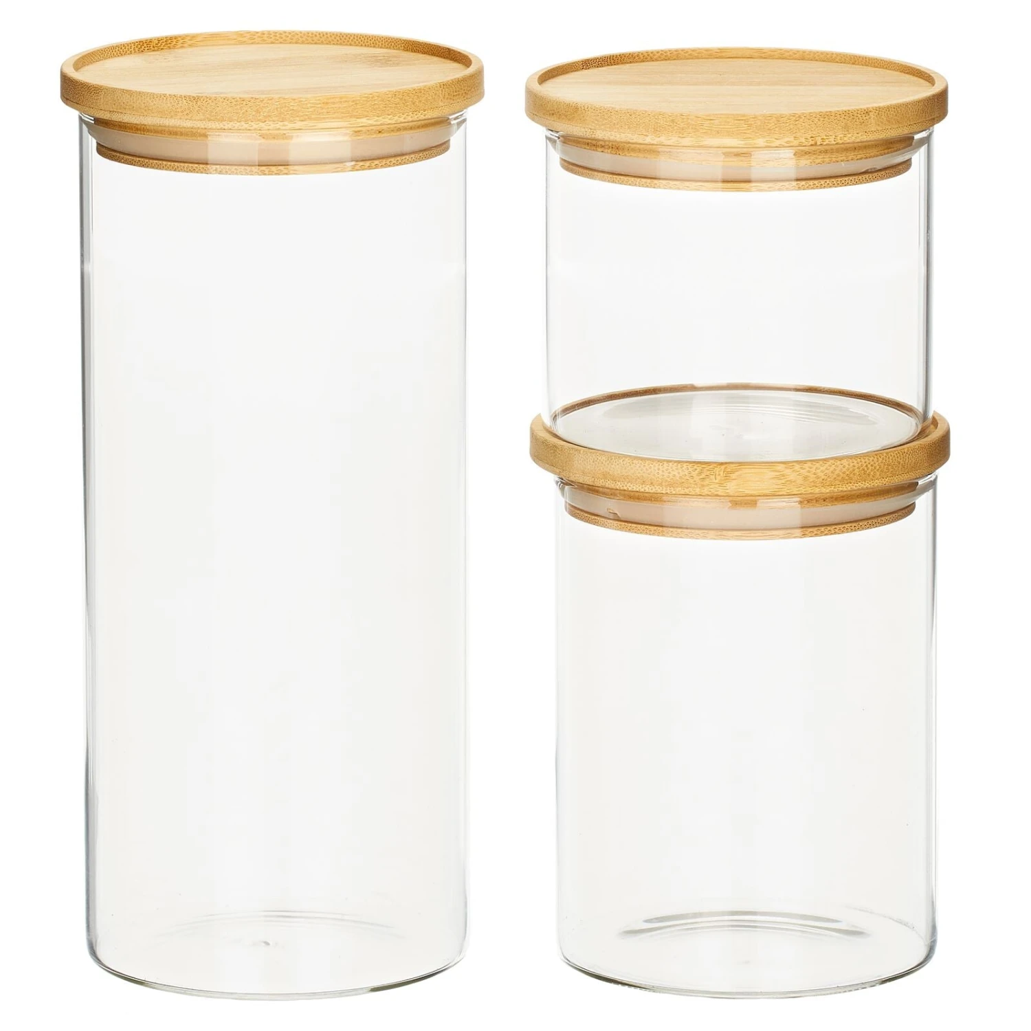 3-Piece Kitchen Canister Set 1 3-Piece Kitchen Canister Set