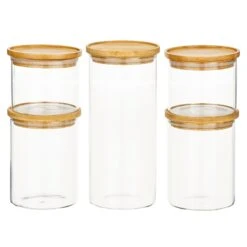 5-Piece Kitchen Canister Set
