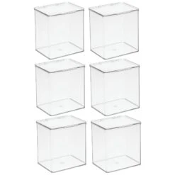 Hinged-Lid Kitchen Storage Box 5.5 X 6.6 X 7 15 Hinged-Lid Kitchen Storage Box 5.5 X 6.6 X 7 -Home storage 1600 Square JPG 21272MDK.MAIN 3